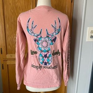 Love Deerly Simply Southern long sleeve tee